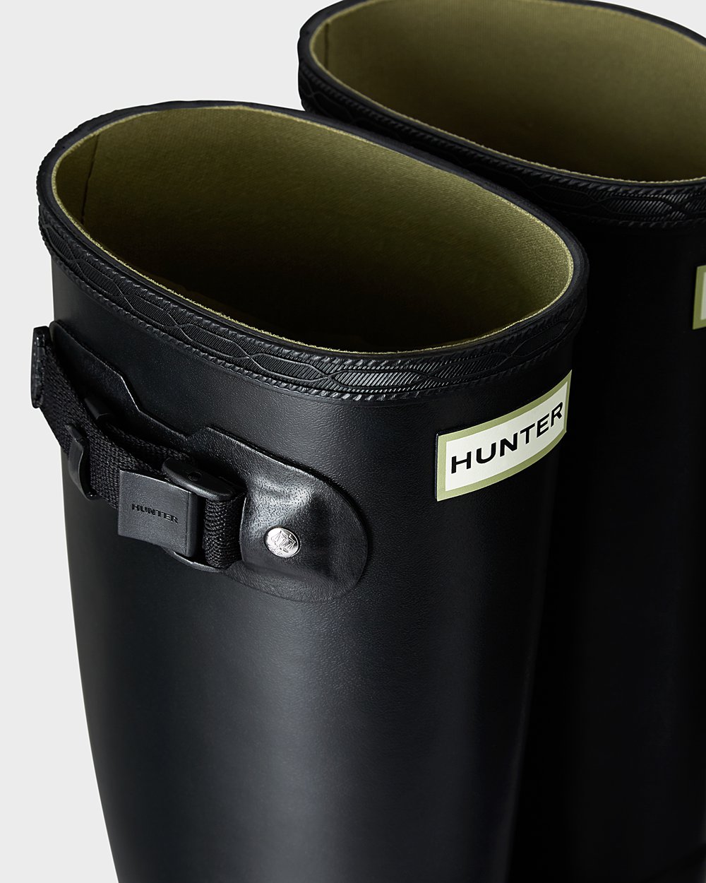 Hunter Norris Field Tall Rain Boots - For Sale Cheap Womens Black - ZRVHNJ794